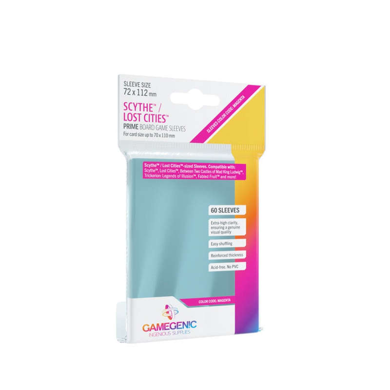 GameGenic | Prime Board Game Sleeves | Scythe (Magenta)