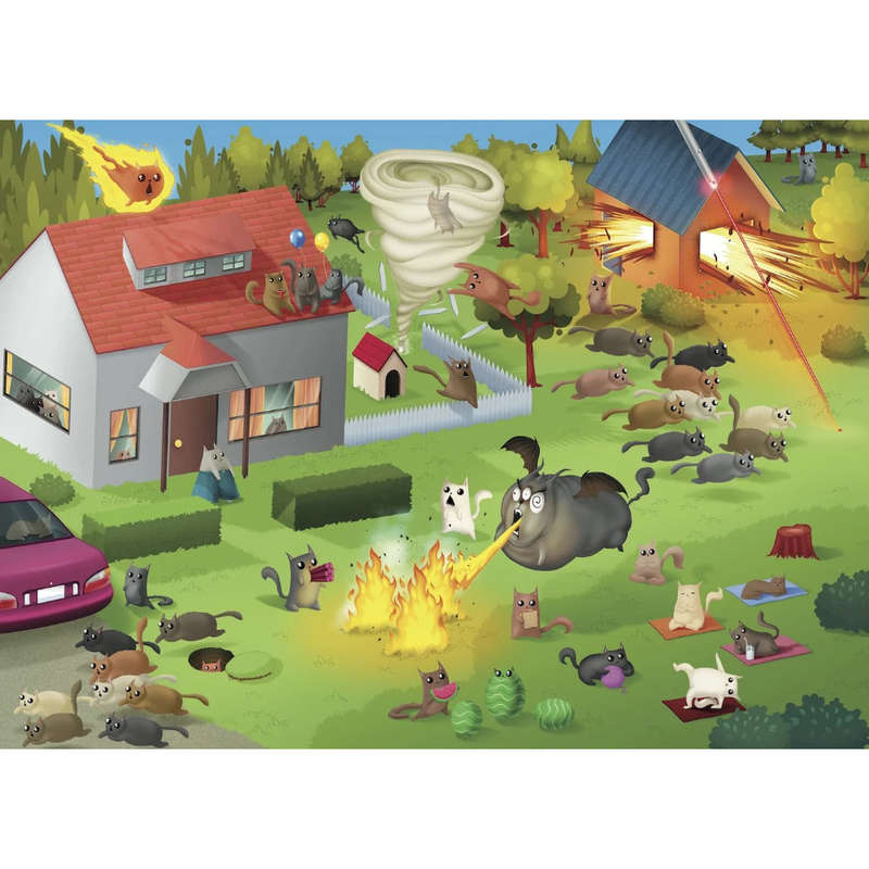 Exploding Kittens Puzzle - Housing Boom (1000pc)