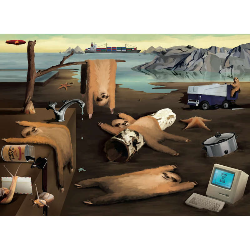 Exploding Kittens Puzzle - The Slothness of Memory (1000pc)