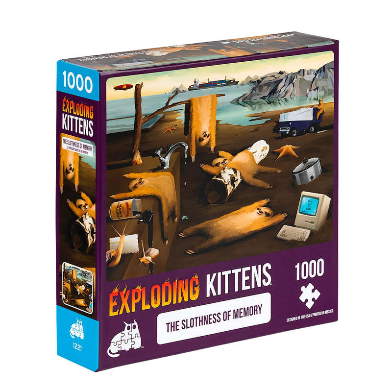 Exploding Kittens Puzzle - The Slothness of Memory (1000pc)