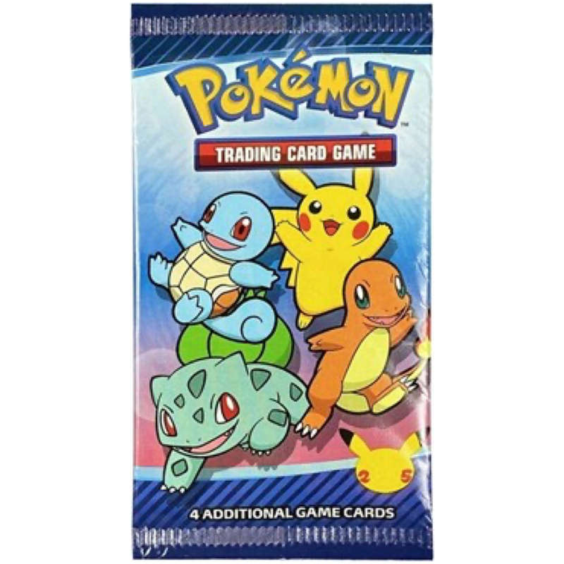 Pokemon 25th Anniversary McDonalds Booster Pack