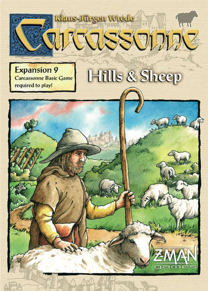 Carcassonne Exp 9: Hills & Sheep