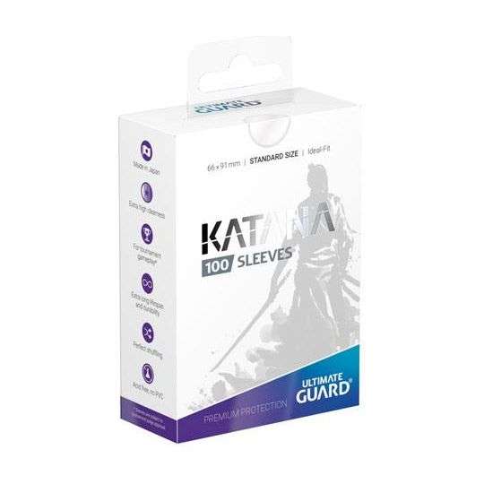 Ultimate Guard Katana Sleeves: Standard Size - Transparent (100)