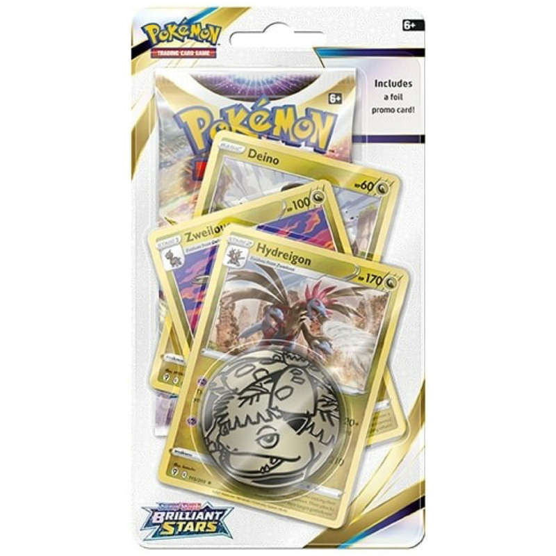 Pokemon Sword & Shield Brilliant Stars | Premium Blister | Hydreigon