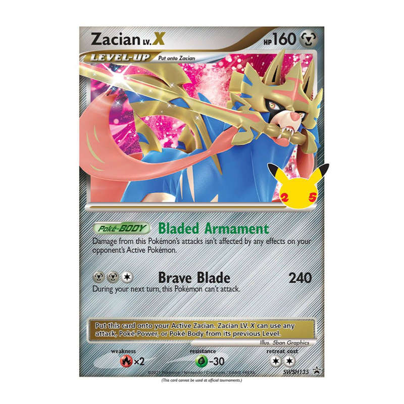 Pokemon - Zacian Promo (SWSH135)