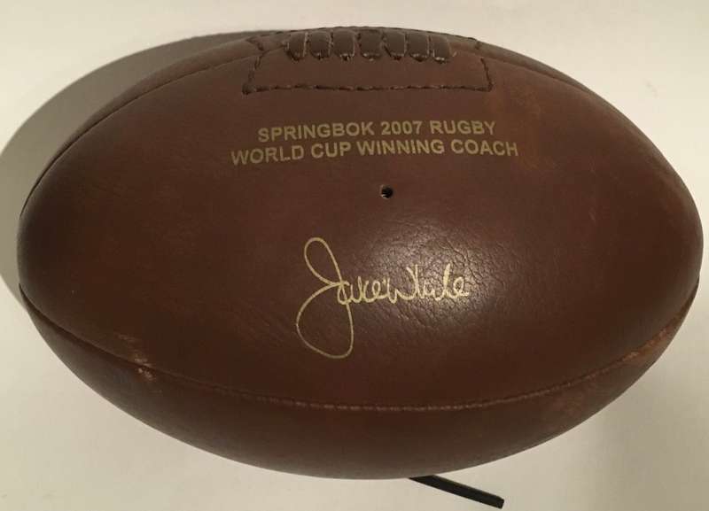 Springbok Rugby Ball - Genuine leather - Jake White 3007 world cup winning coach