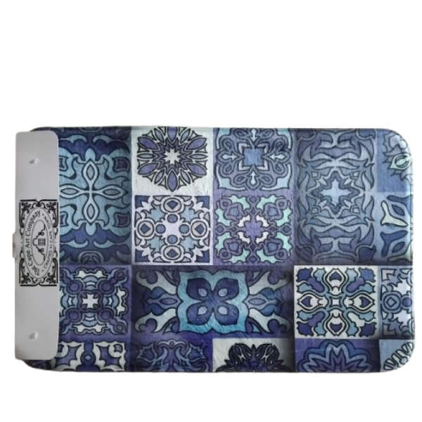 Memory Foam Bath Mat - Blue