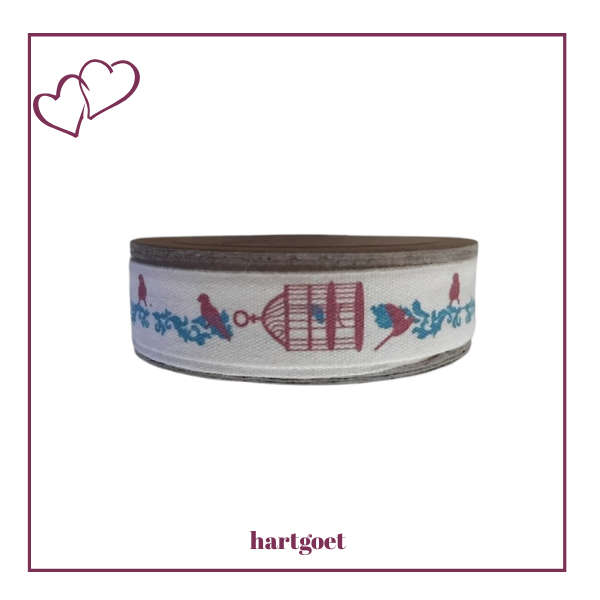 Printed Ribbon - Bird Cages