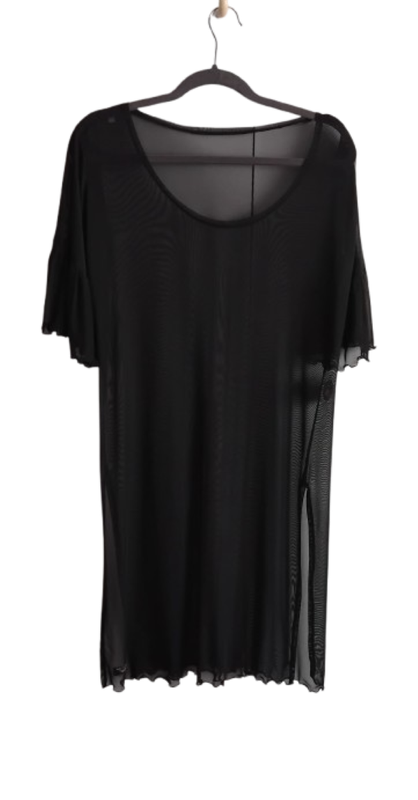 Black Mesh Dress & Leggings and Black & Stone Shift Dress - M