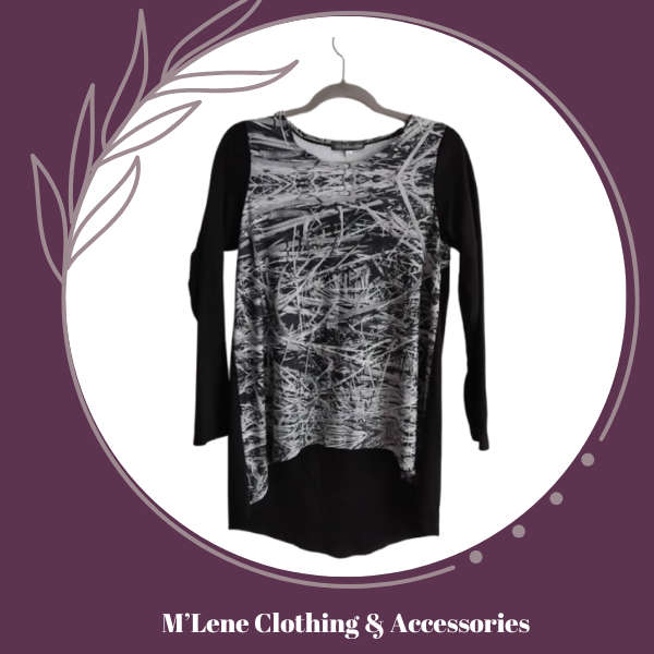 Black Longsleeve Top - M