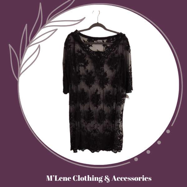 Black Lace Dress - XL