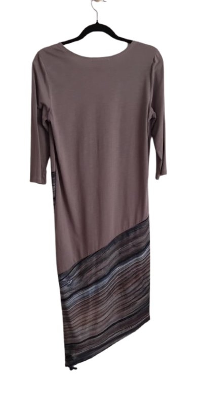 Blue Wood Dress - L