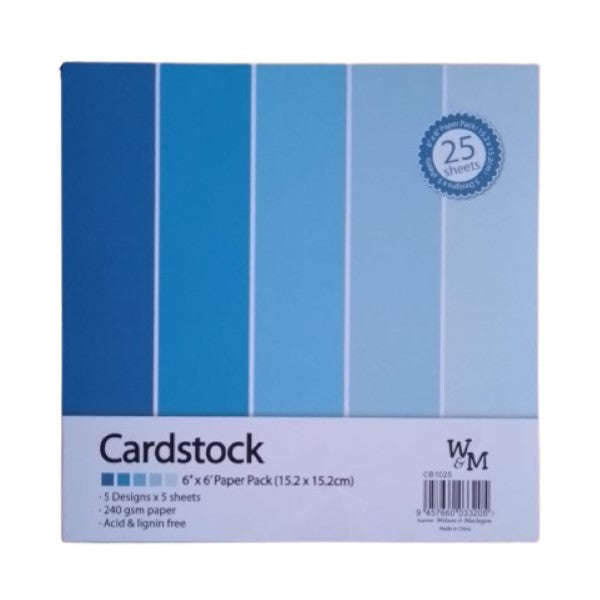 Cardstock - Small - Blue