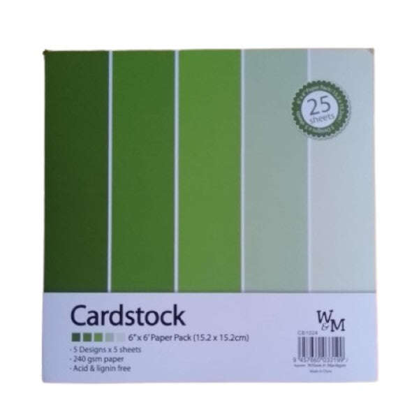 Cardstock - Small - Green