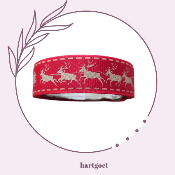 Christmas Ribbon - Reindeers