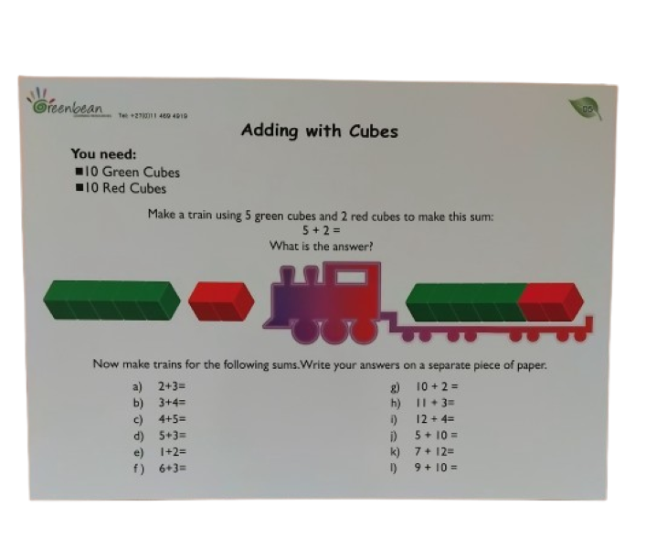 Greenbean Colour Cube Activity Cards - Set 2