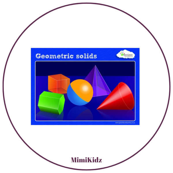 Greenbean Geometric Solids Activity Cards