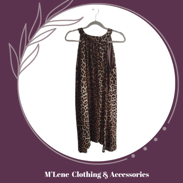 Georgie Dress - Leopard Print - XL