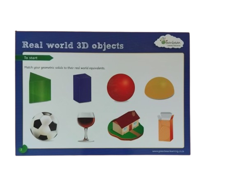 Greenbean Geometric Solids Activity Cards