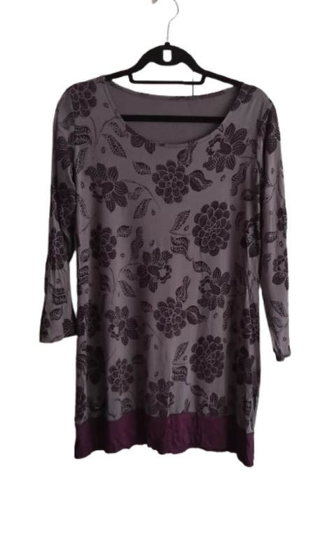 Grey & Purple Dress, Skirt, Leggings & Jacket - L