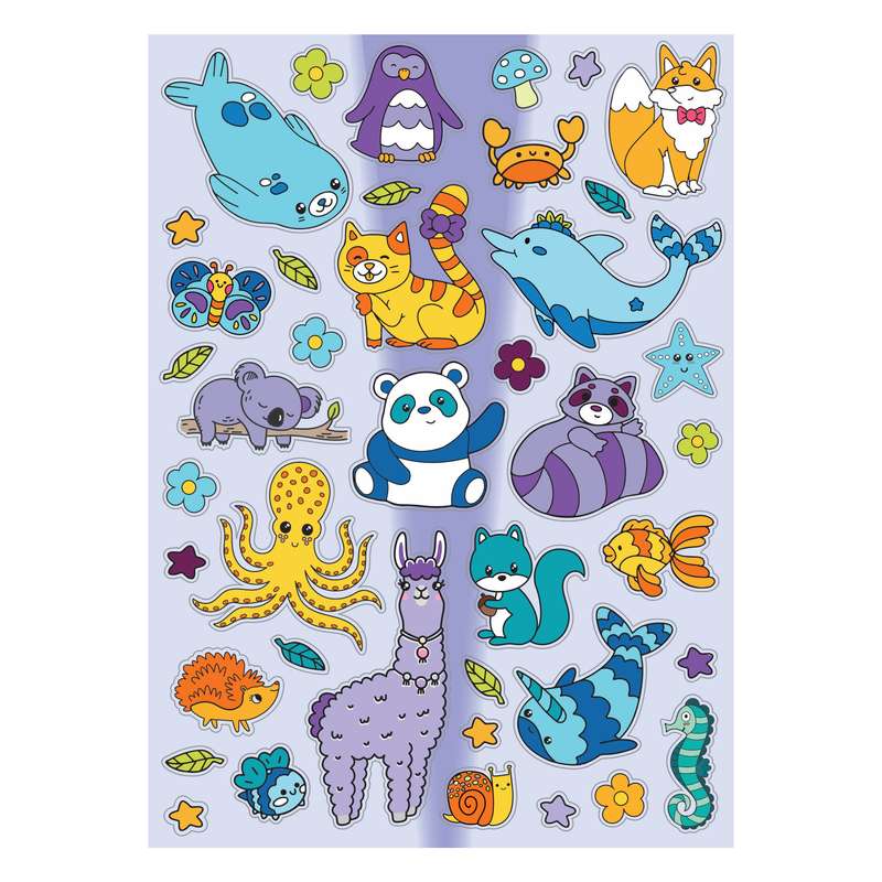 Kaleidoscope Colouring:  Super Cute Animals