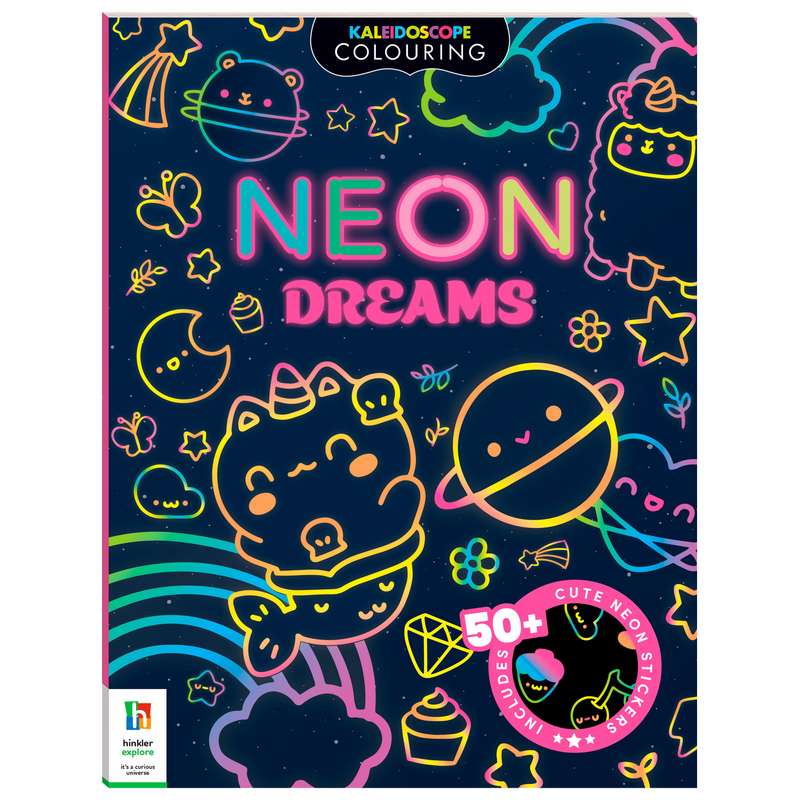 Kaleidoscope Colouring - Neon Dreams