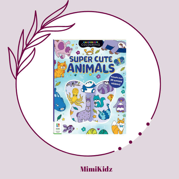 Kaleidoscope Colouring:  Super Cute Animals