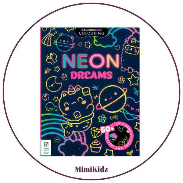 Kaleidoscope Colouring - Neon Dreams
