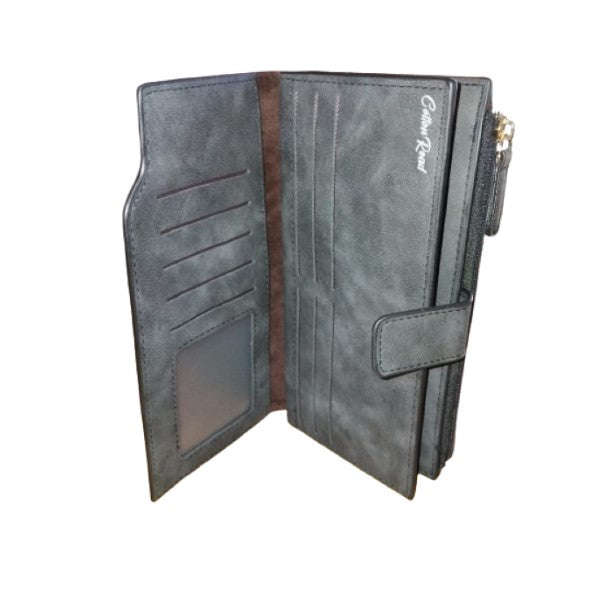 Cotton Road PU Wallet - Black