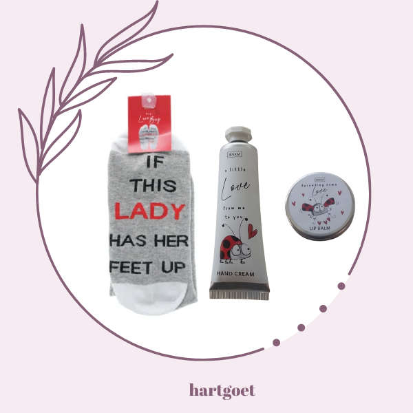 Love Bug socks & Handcream & Lip Balm