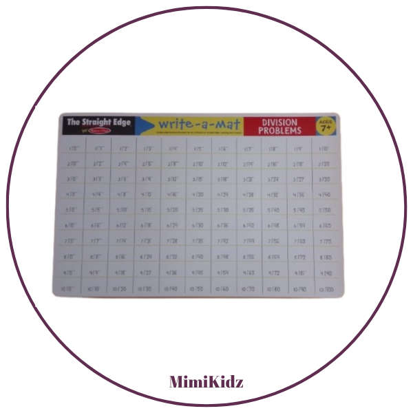 Melissa & Doug - Learning Mat - Division