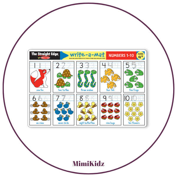 Melissa & Doug - Learning Mat - Numbers 1-10