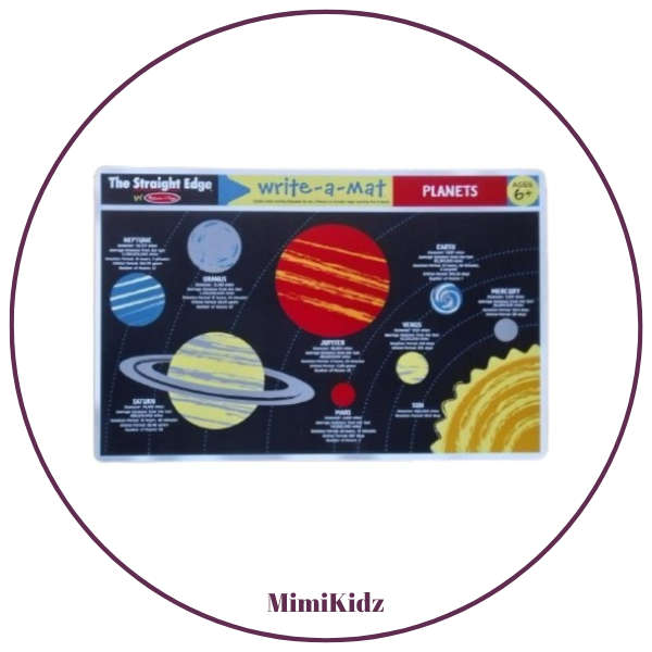 Melissa & Doug - Learning Mat - Planets
