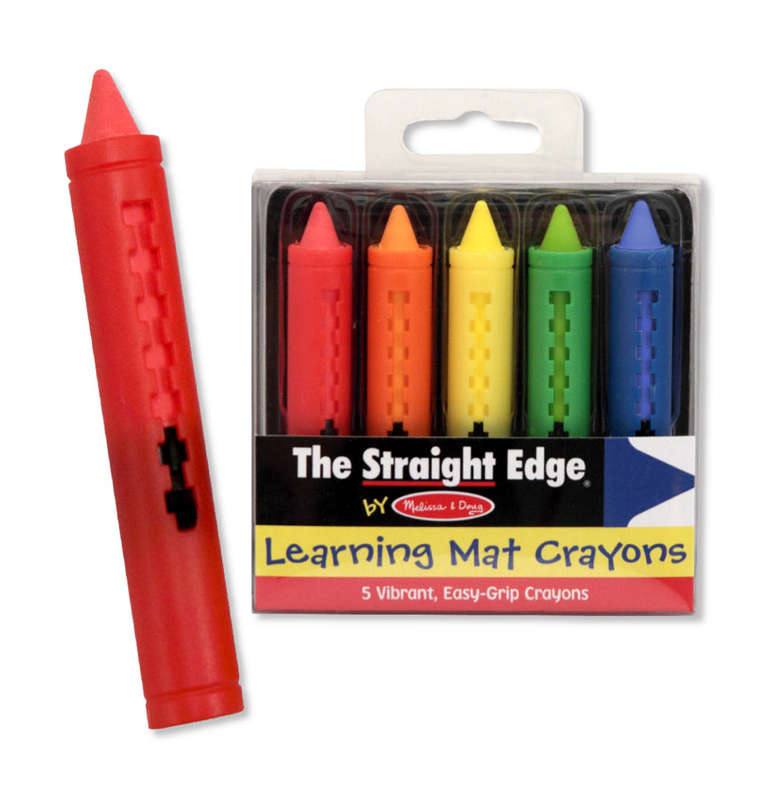 Melissa & Doug Learning Mat Crayons