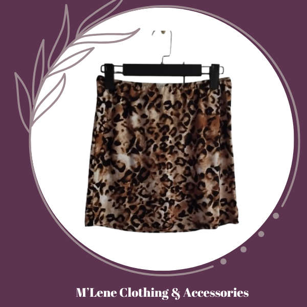 Hip Skirt -  Leopard Print