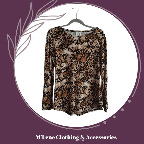 Underlay Top - Leopard Print