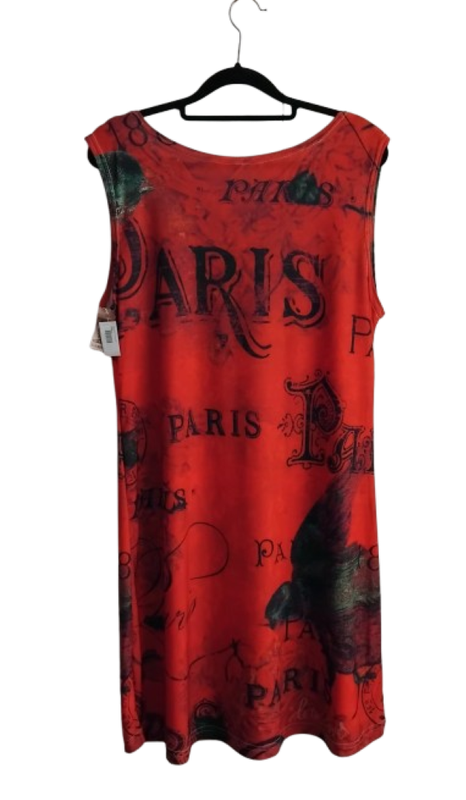 Sleeveless Dress - Paris - XL