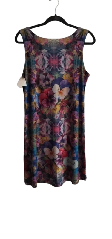 Sleeveless Dress - Pansies - L