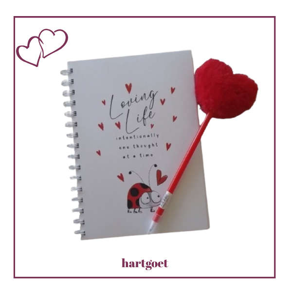 Love Bug Spiral Notebook & Pen