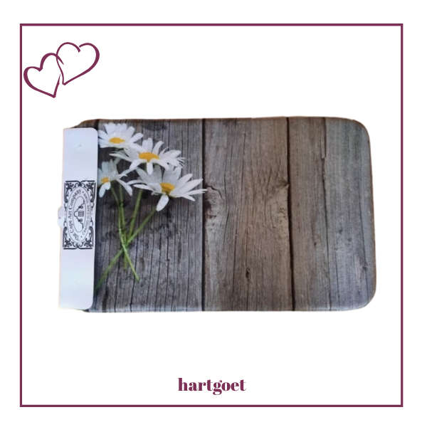 Memory Foam Bath Mat - Daisies
