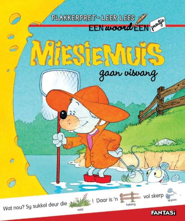 Miesiemuis gaan visvang plakkerboek
