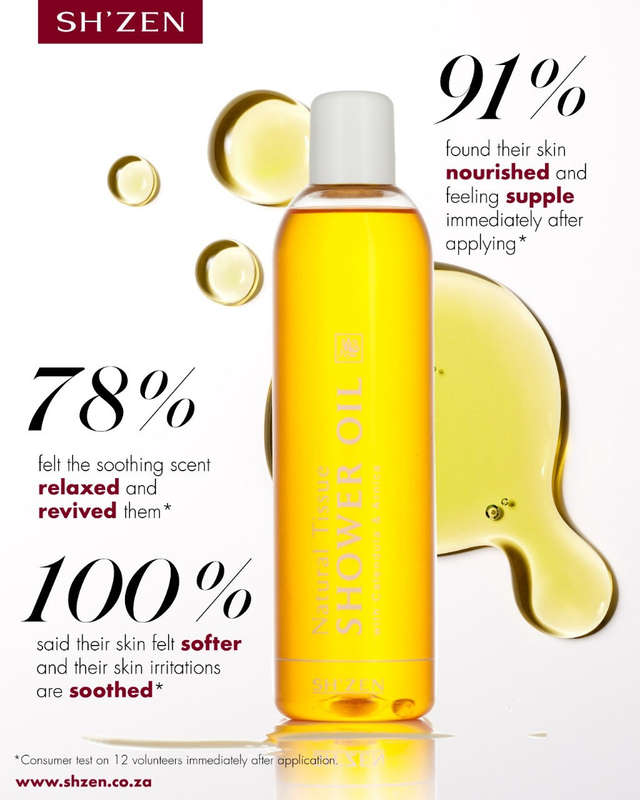 Sh'Zen Natural Tissue Shower Oil (250ml)