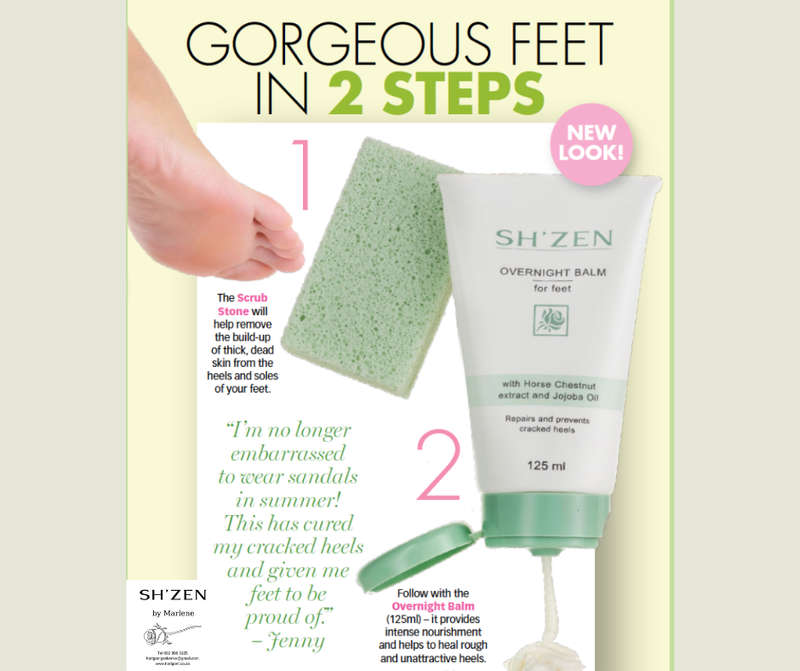 Sh'Zen Overnight Balm for feet & Scrub Stone