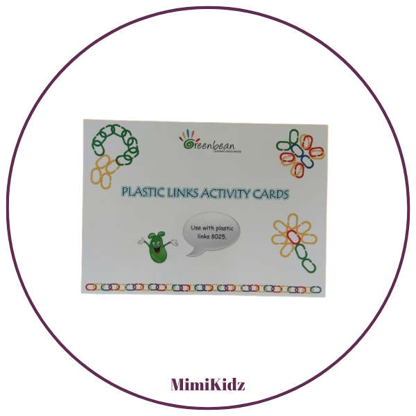 Greenbean Activity Cards - Plastic Links