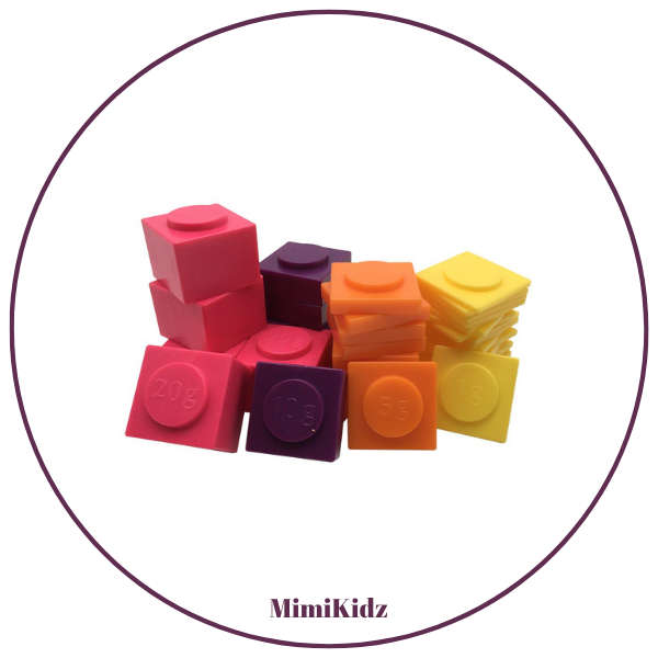 Plastic stacking masses