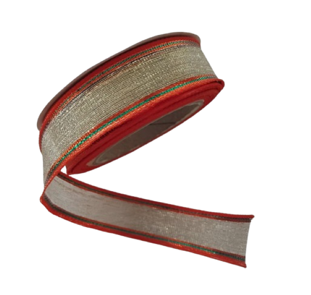 Ribbon - Gold & Red