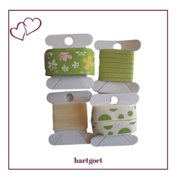Ribbon Pack - Green (4 x 1m)