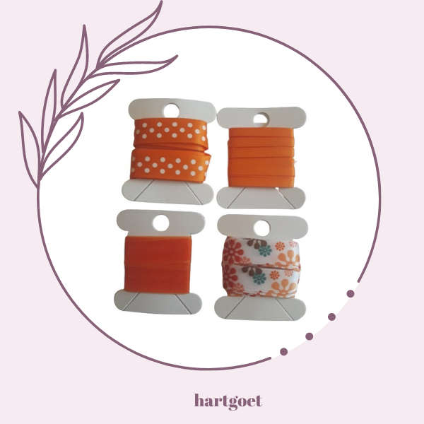 Ribbon Pack - Orange (4 x 1m)