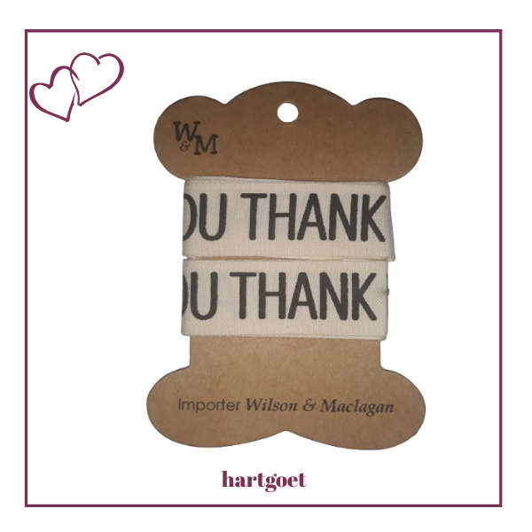 Printed Ribbon - Thank You