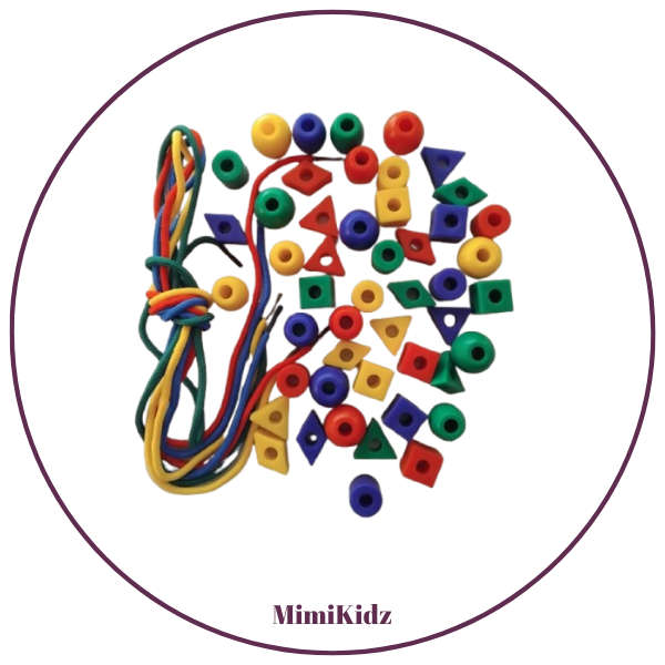 Threading beads & laces
